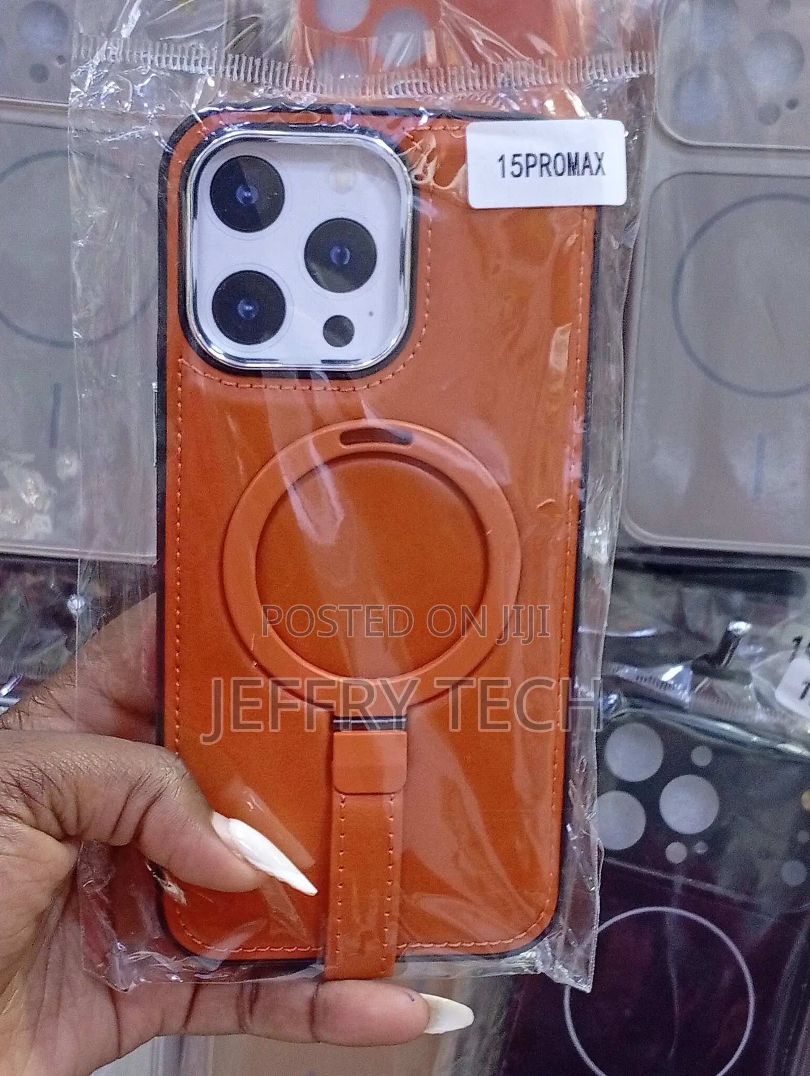 iPhone 15 Pro Max Integrated Kickstand ,Built-in Magnetic Ring