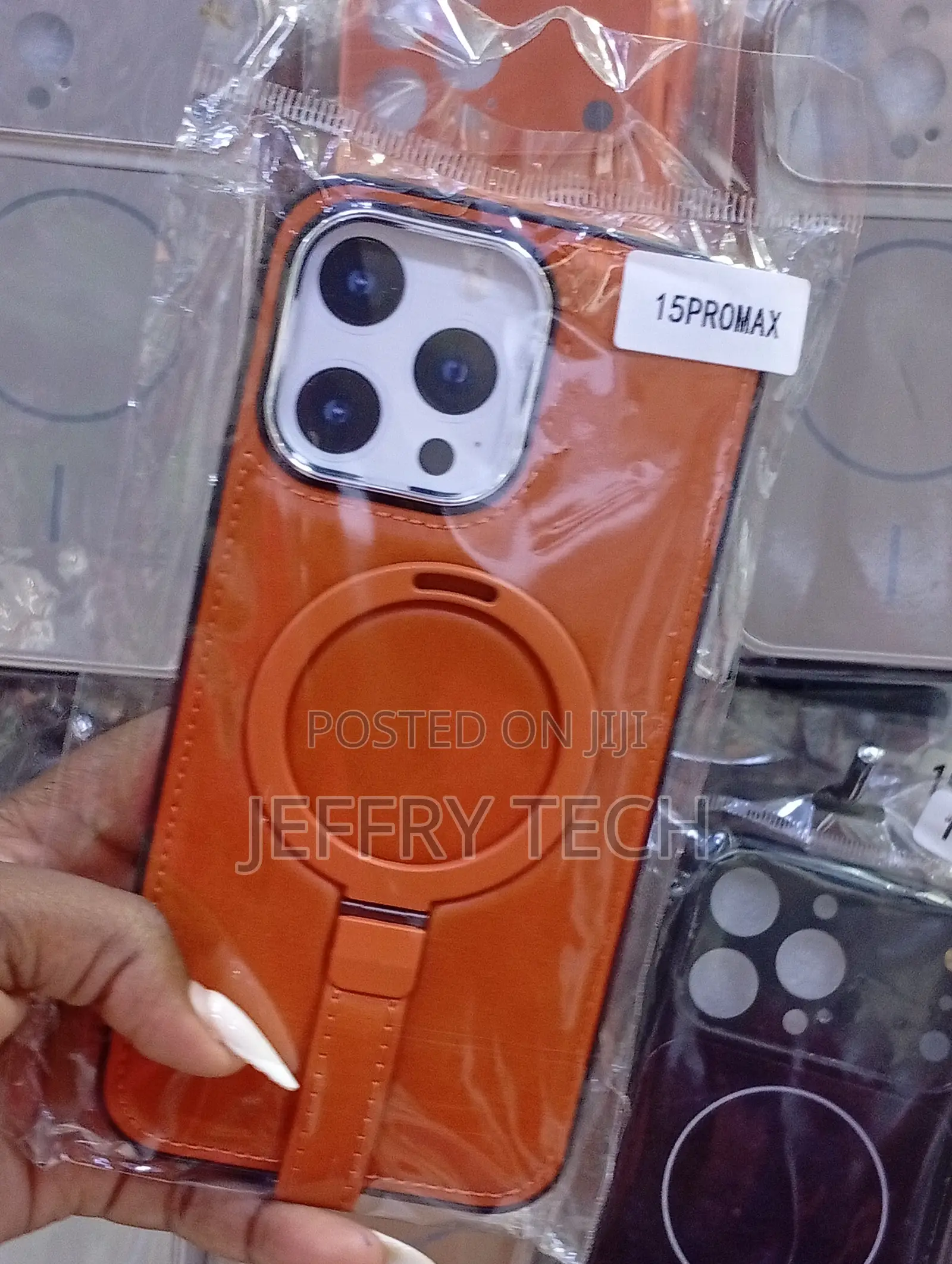 iPhone 15 Pro Max Integrated Kickstand ,Built-in Magnetic Ring