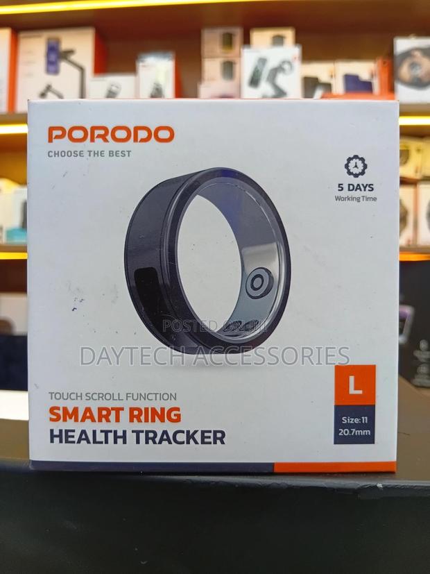Porodo Phone Touch Control Health Tracker Smart Ring. - thumbnail 2