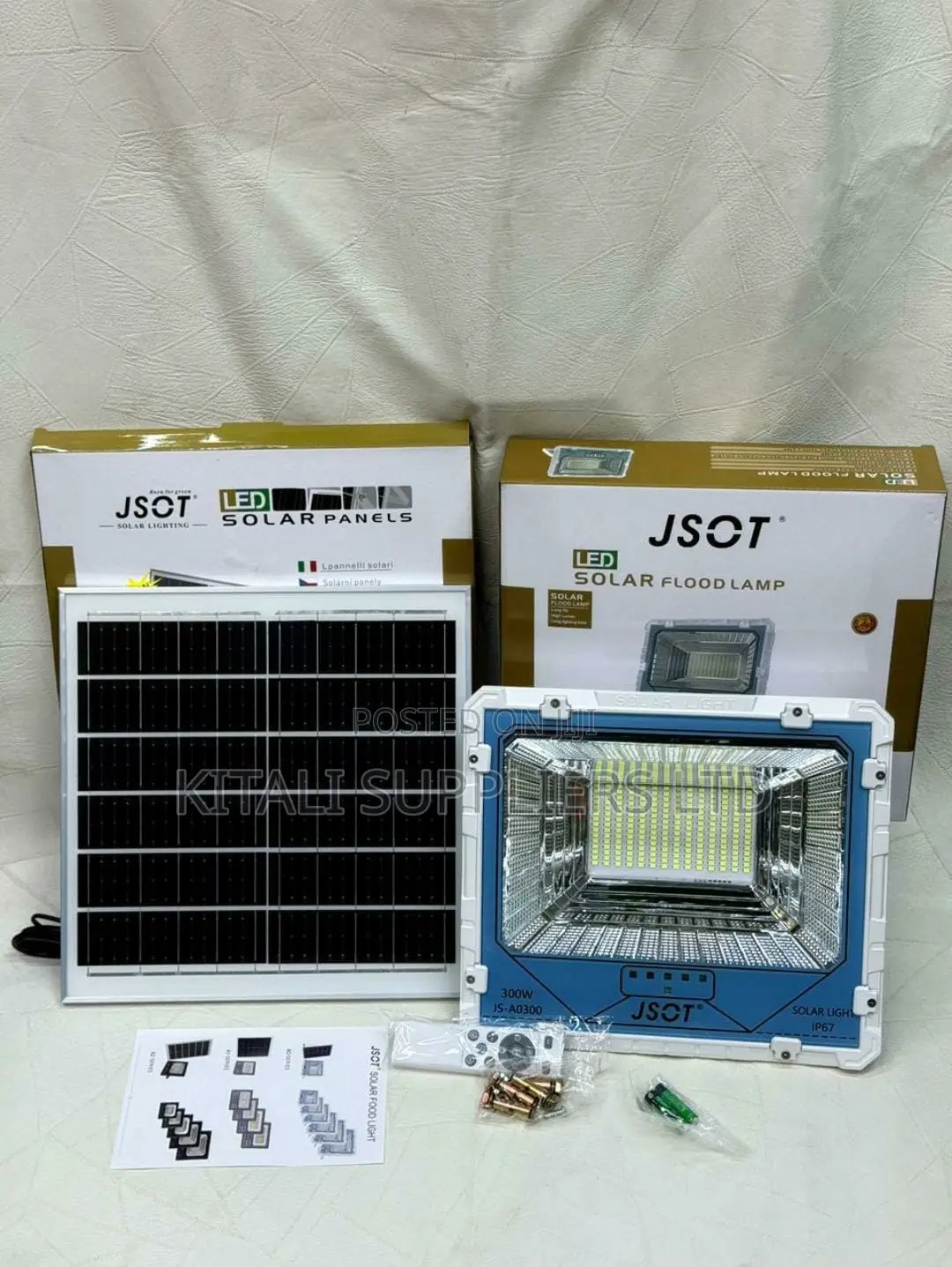 Jsot Js-A0300 300w Solar Floodlight