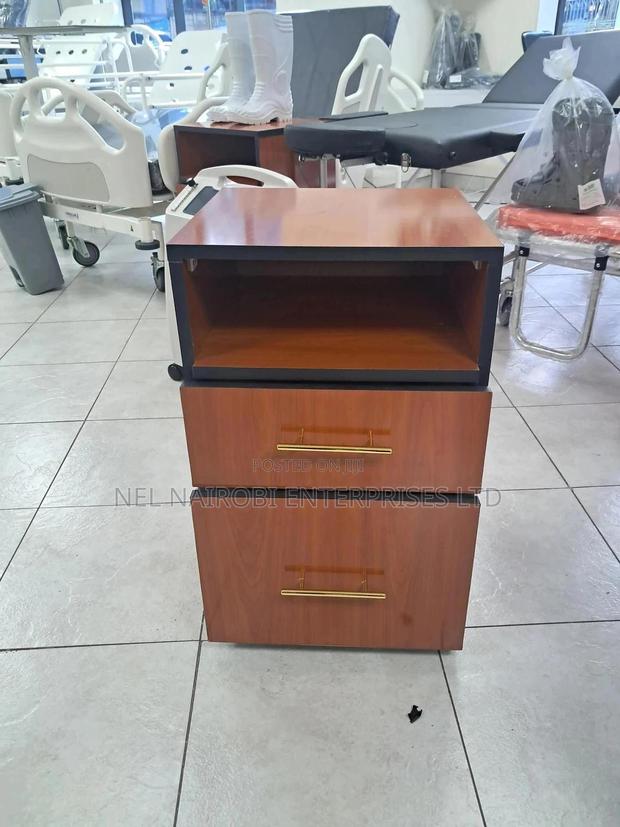 Wooden Laminated Bedside Locker Cabinet - thumbnail 2