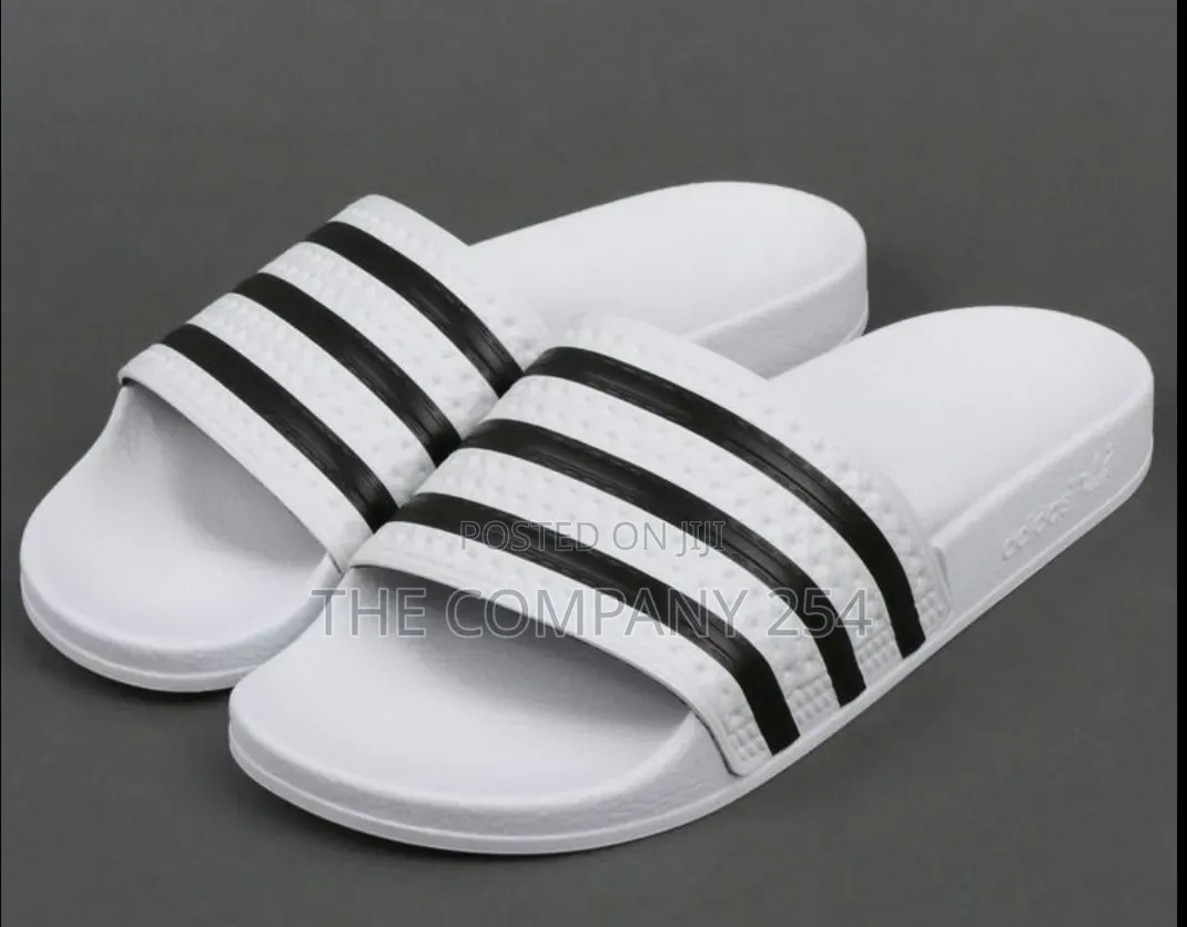 Quality Men Rubber Sole Adidas Slides Available