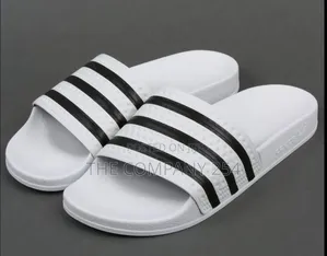 Quality Men Rubber Sole Adidas Slides Available