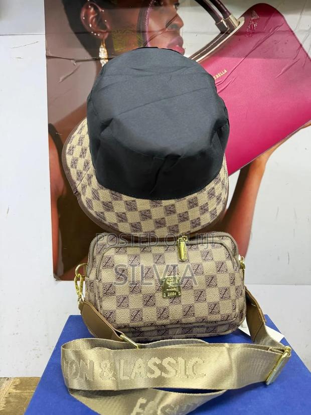 Stylish Matching Bag and Hat Set /Fashion Ladies Set