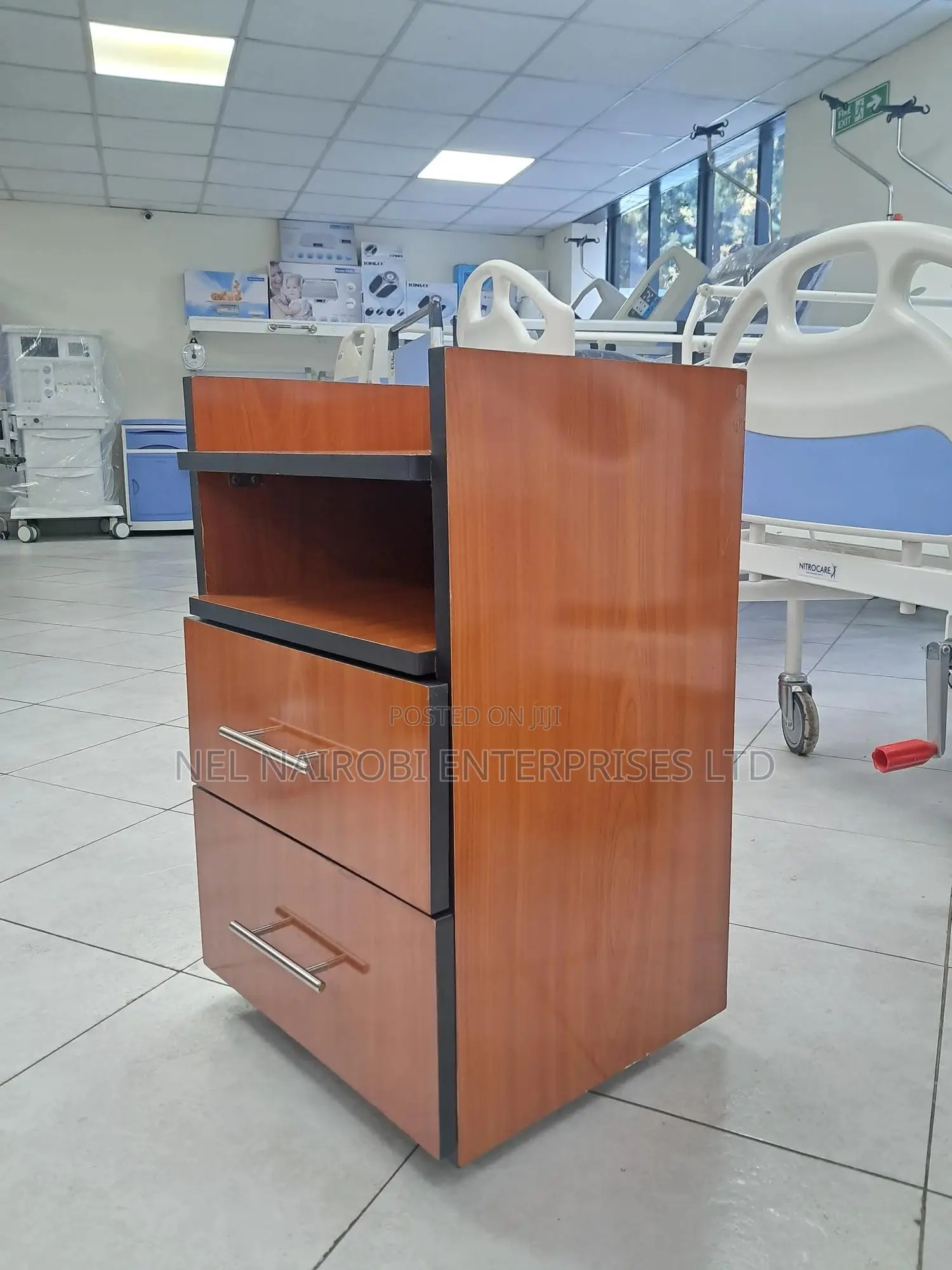 Bedside Locker With Wheels