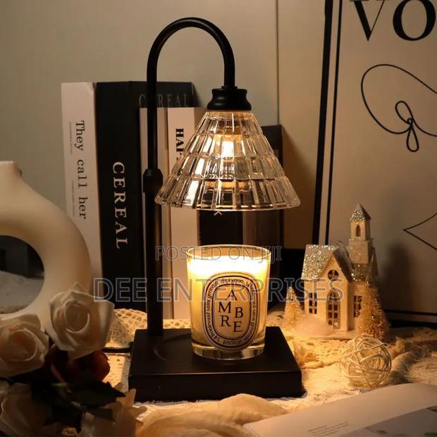 Electric Candle Warmer With Bamboo Base - main view