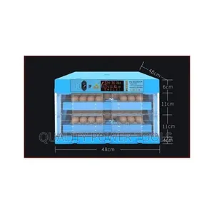 128 Eggs Incubator Automatic Eggs Hatcher Use Ac,Solar or Battery