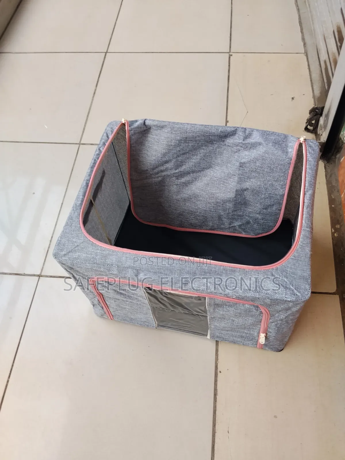 Wardrobe Organiser With Cover – Grey
