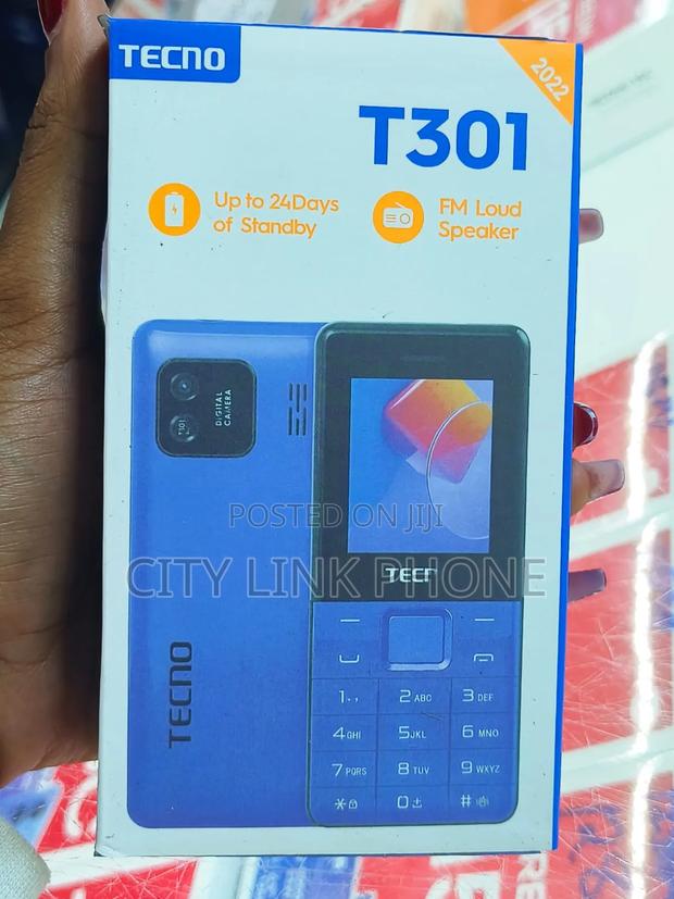 New Tecno T301 Black