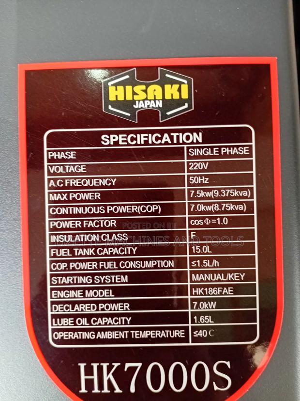 Hisaki 10kva Diesel Generator 16hp - thumbnail 2