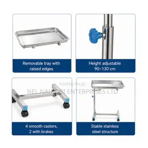 Stainless Steel Mayo Trolley