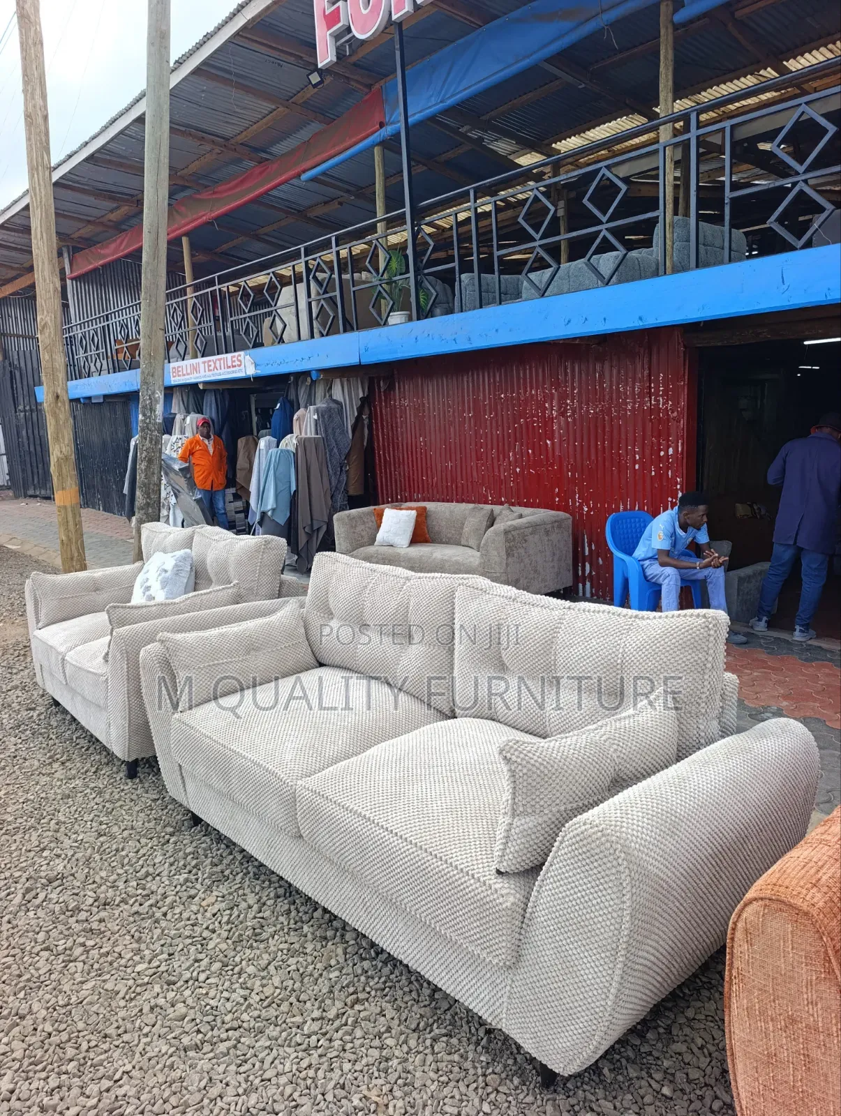 Butterfly Design 3-2 Sofa