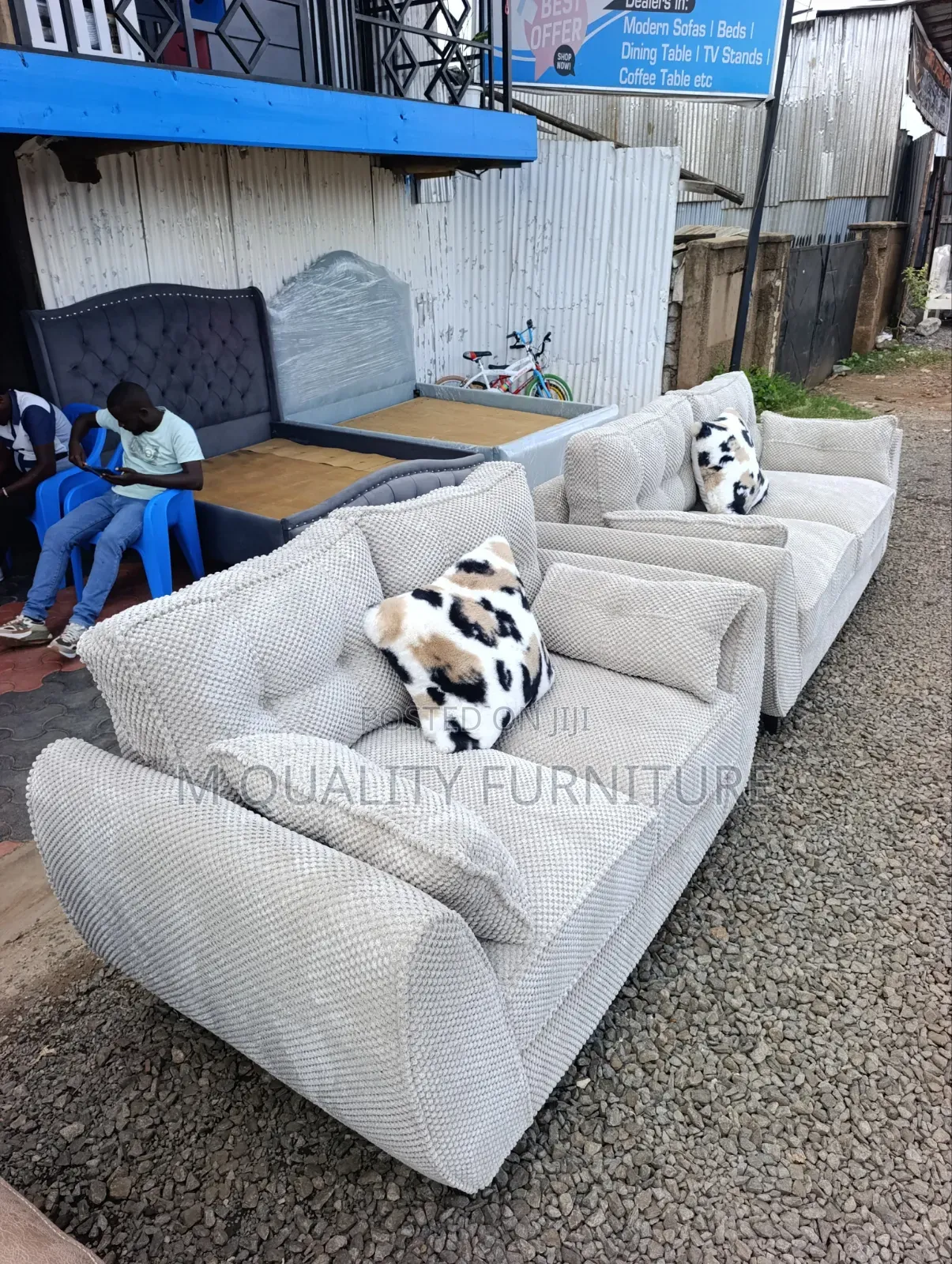 Butterfly Design 3-2 Sofa