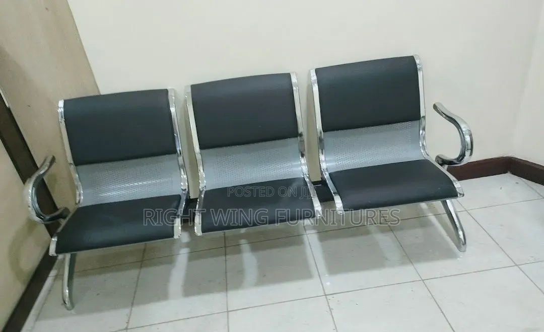 Modern 3_seater Waiting Area Bench _Office