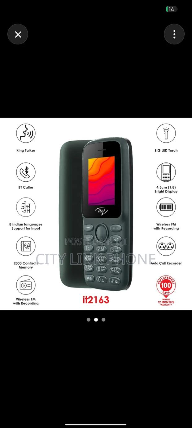 New Itel it2163 Black - thumbnail 2