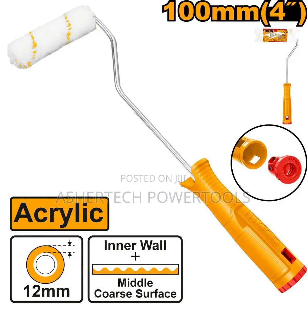 Ingco Hrht281002 Mini Cylinder Brush(Inner Wall) Size:100mm/4""