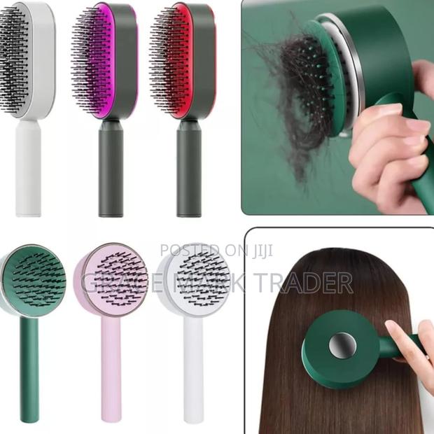 Self Cleaning Massage Comb/ Hair Brush
