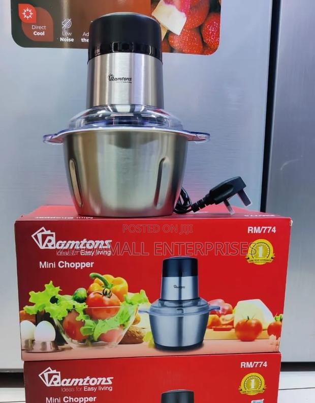 Ramtons Mini Chopper 2 Litres Chopping With Maximum Convenience