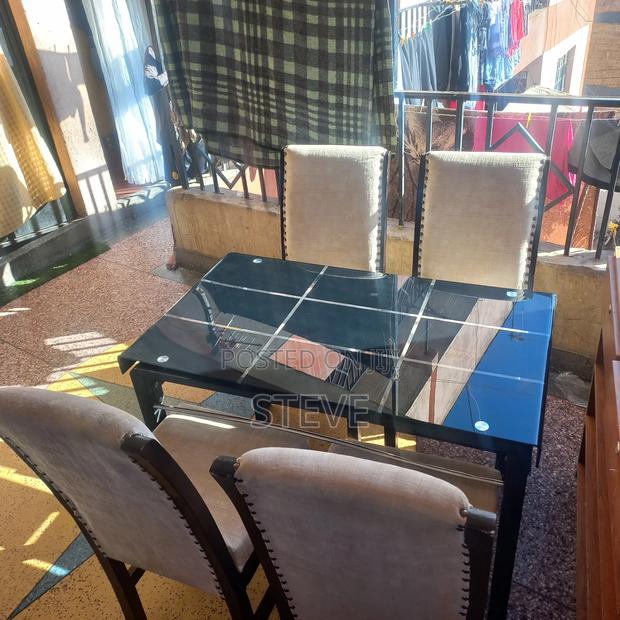 Glass Top Dinning Set