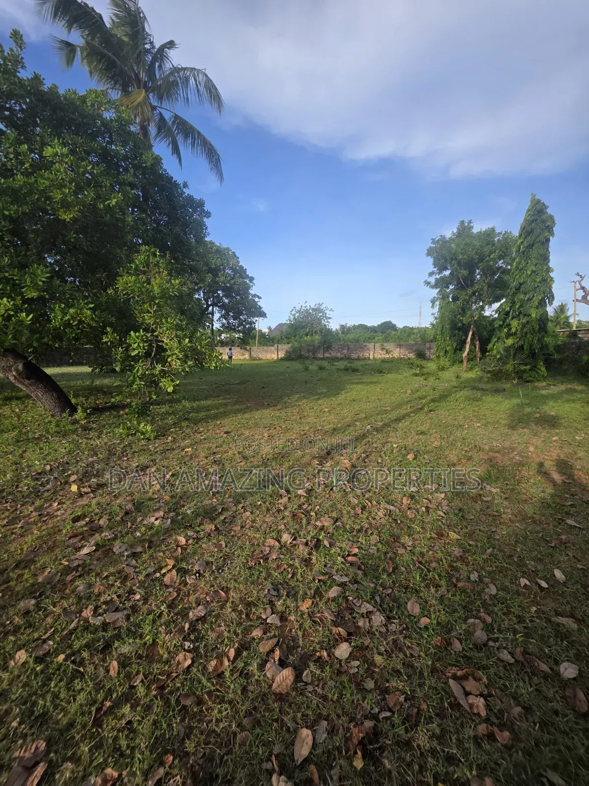 1 Acre With a Well Diani Kongo River Area for Sale 3 Row From the Sea