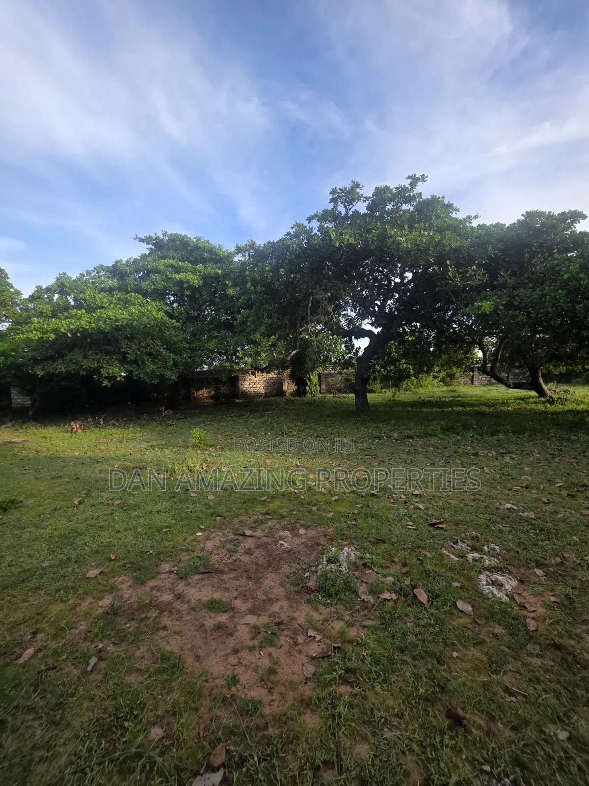 1 Acre With a Well Diani Kongo River Area for Sale 3 Row From the Sea