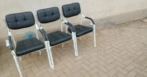Chrome Office Bench Chairs