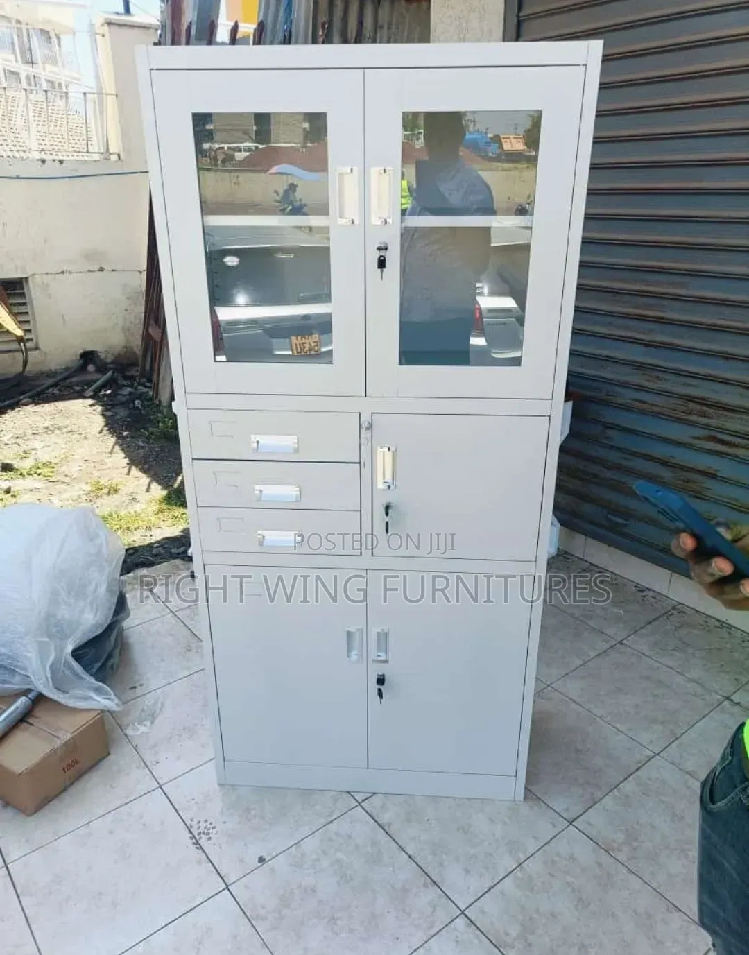 Office File Cabinet With Safe and Drawers