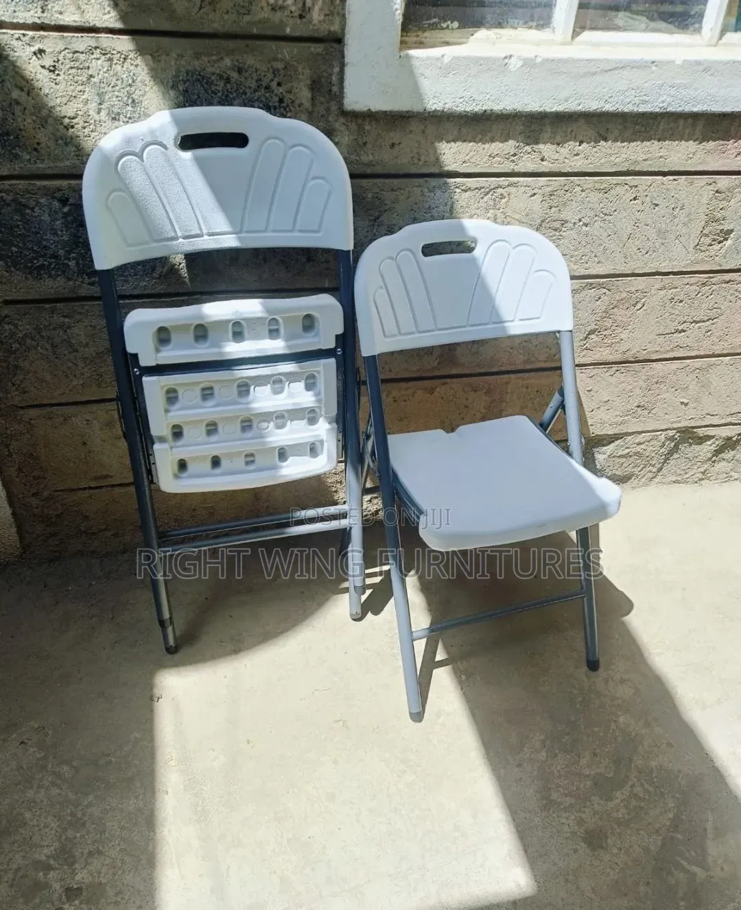 Cross Back Foldable Chair