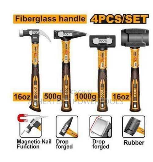 Ingco Hch9004 4pcs Hammer Set