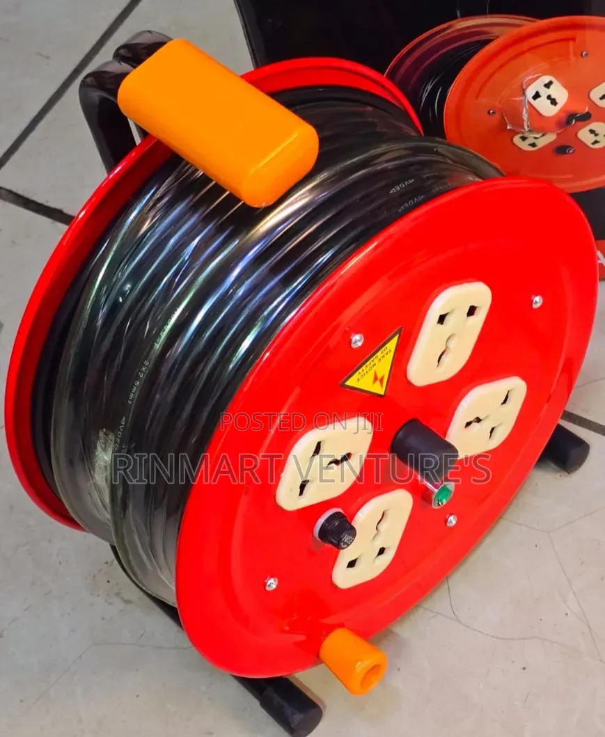 Heavy-Duty Power Extension Cable Reel