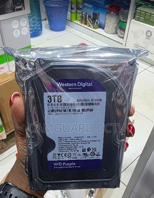 3tb Surveillance Hard Disk Drive - 5400 RPM Sata 6 Gb/S 64mb Wd30purx