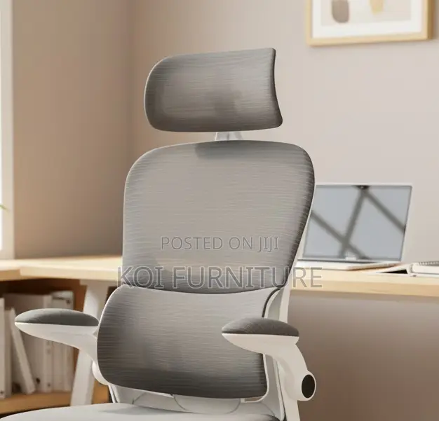 Office Chair; Executive Recliner Office High Chair With Flip Armrest