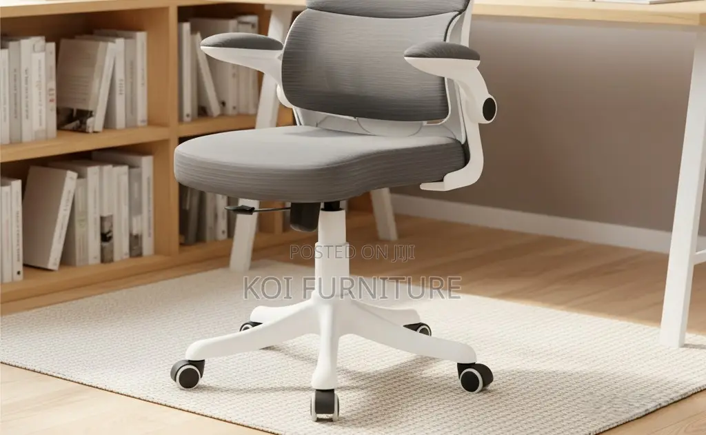 Office Chair; Executive Recliner Office High Chair With Flip Armrest