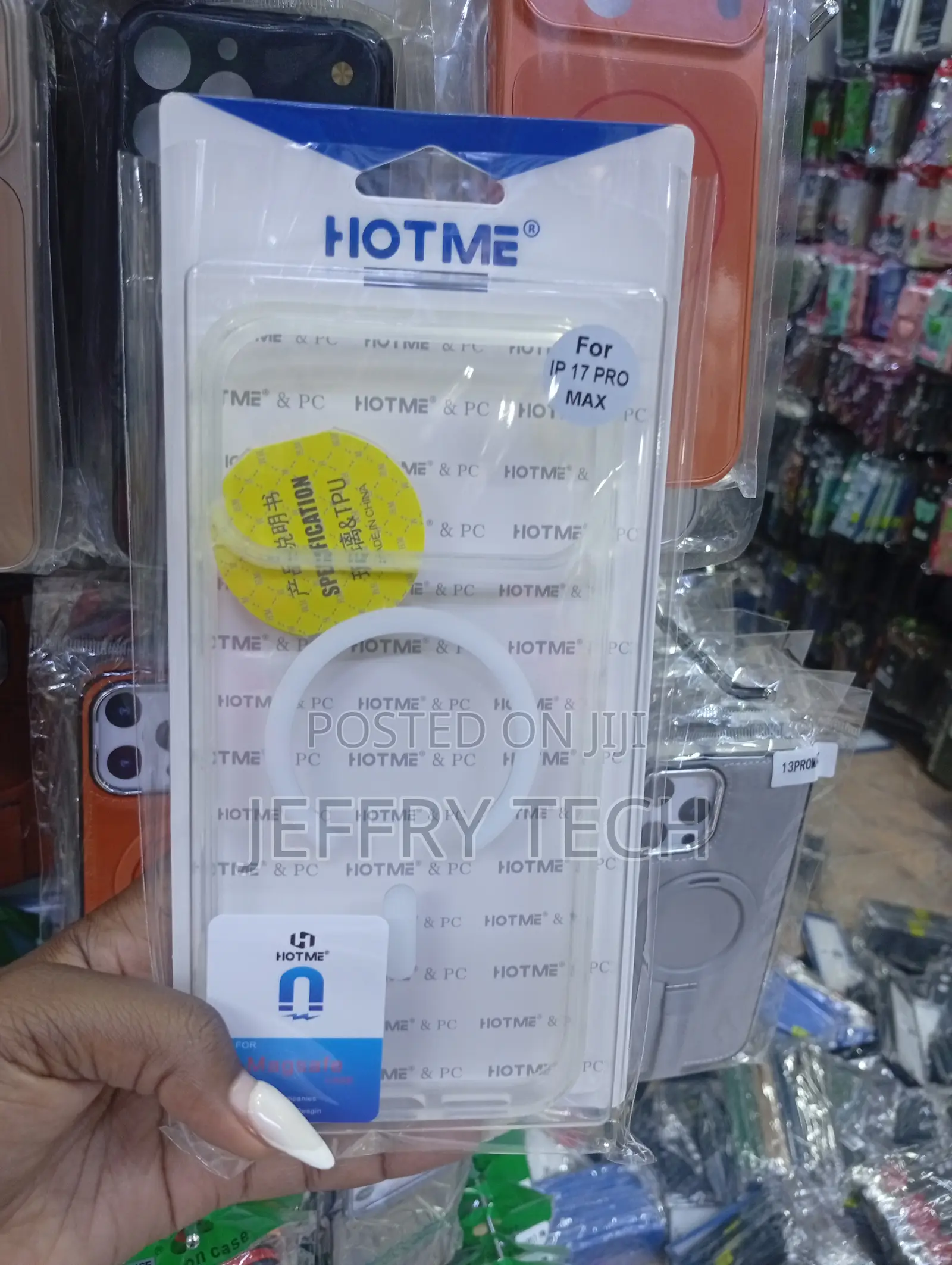 iPhone 17 Pro Max Transparent, Shockproof Cover