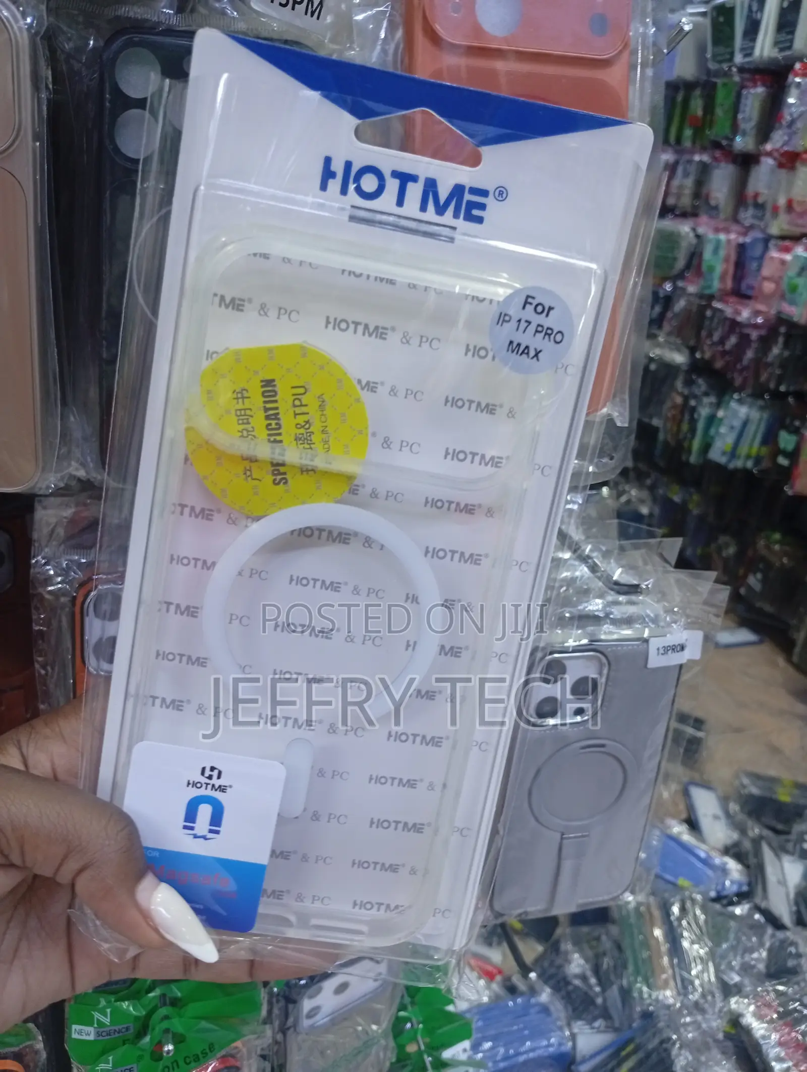 iPhone 17 Pro Max Transparent, Shockproof Cover