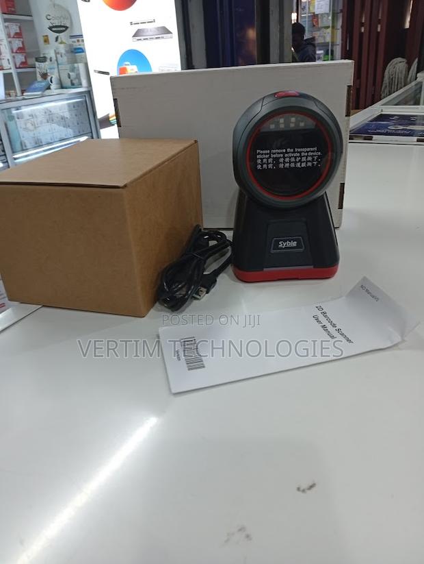 Table Mount Bar Code Scanner Round 2d Xb 8602