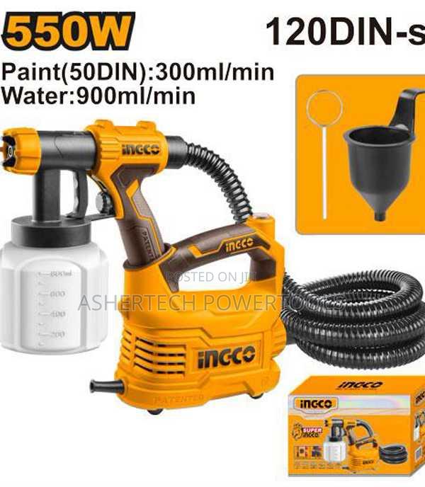 Ingco Spg5008 HVLP Spray Gun 550w 120dins