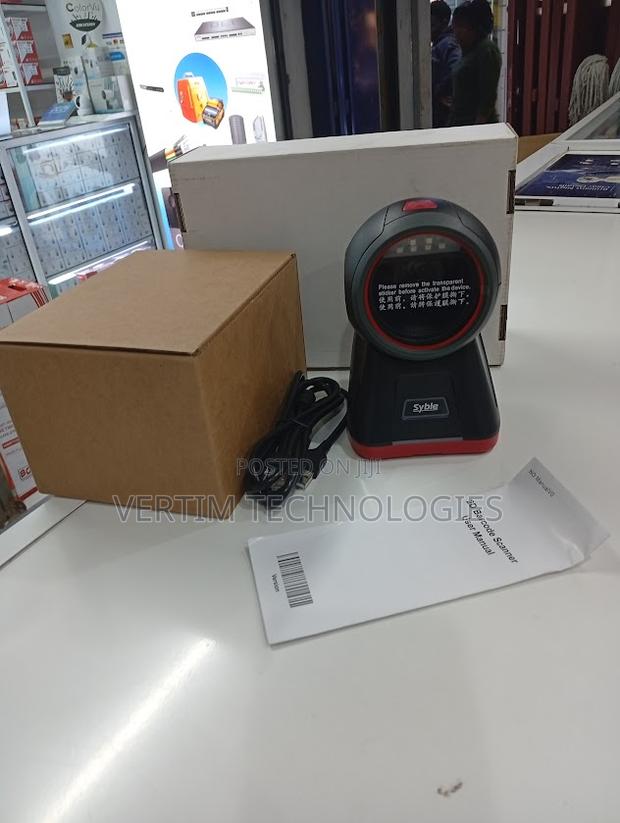 ~2d Desktop Barcode Scanner Xb-8606 Table Mount