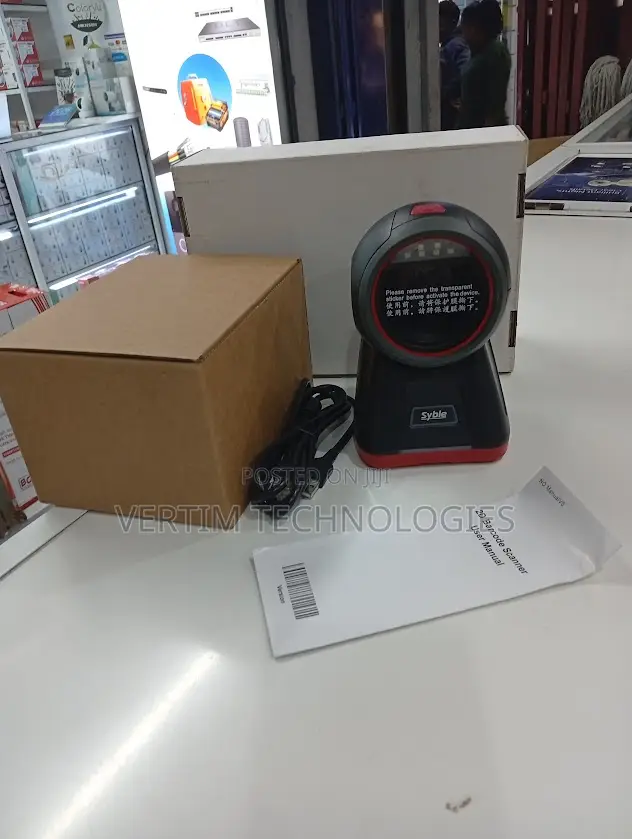~2d Desktop Barcode Scanner Xb-8606 Table Mount