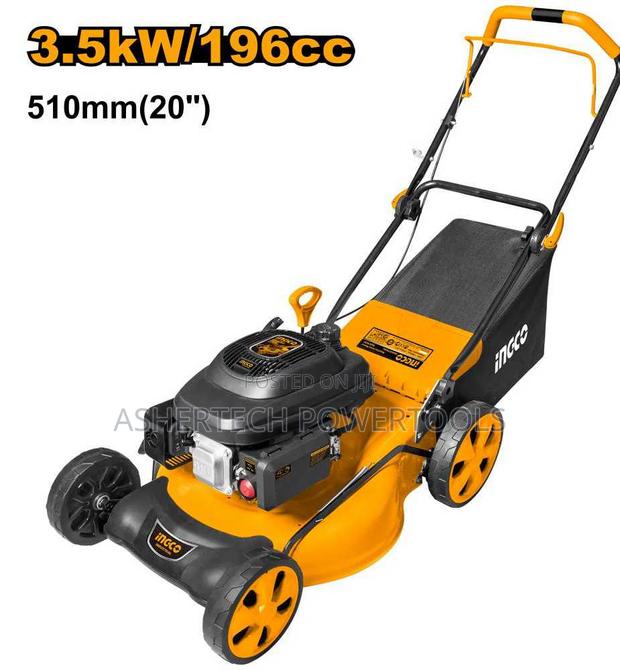 Ingco Glm196201 Gasoline Lawn Mower 196cc 3.5kw(4.8hp)