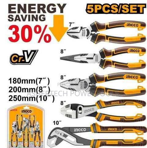 Ingco Hkps28588 5 PCS Pliers Set