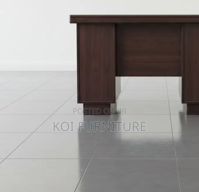 Office Desk; 1.4 Meters Executive Mahogany Home Office Work Desk