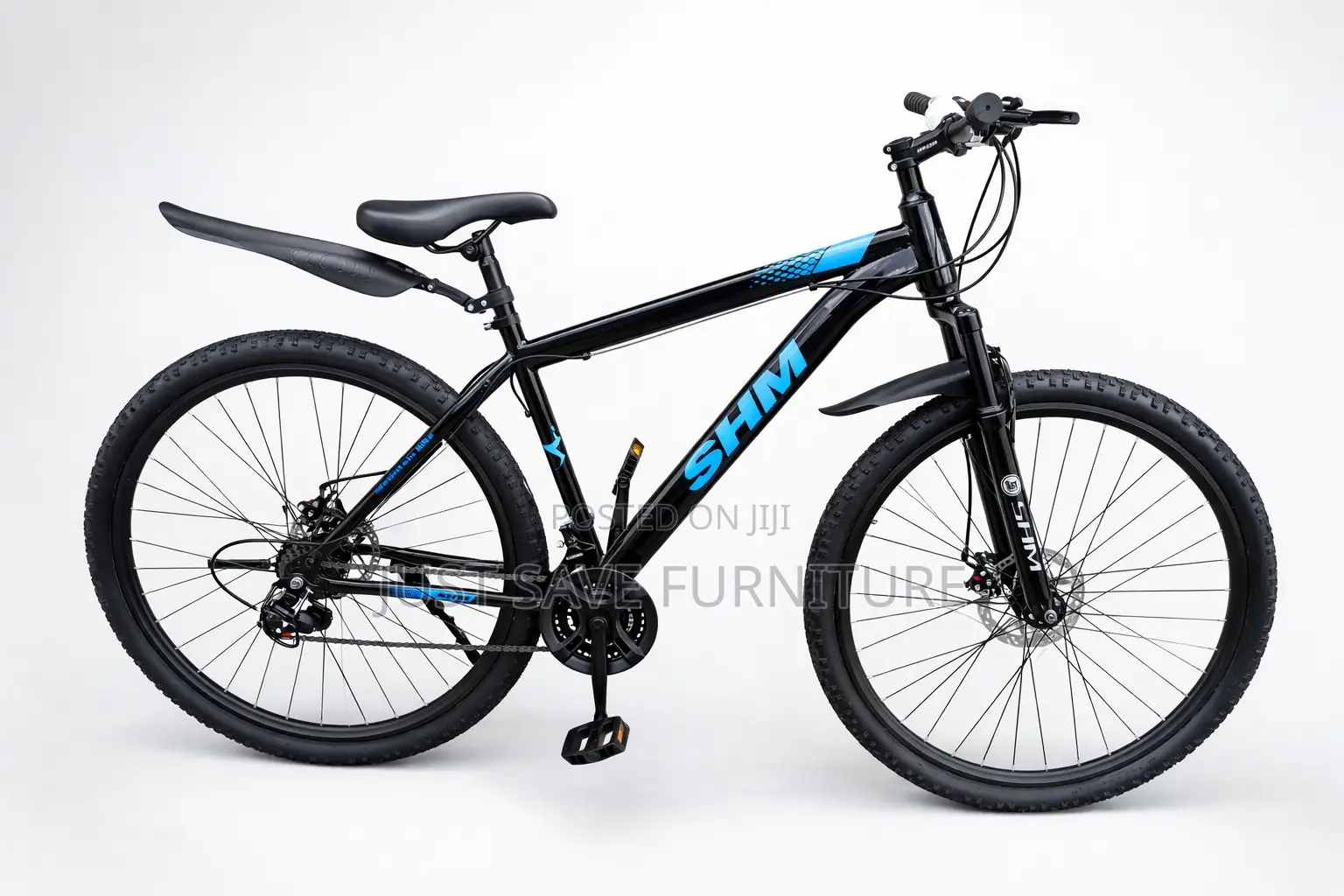 29” Mountain Bike–Strong Frame, Disc Brakes, Black Blue – KSH 15,000