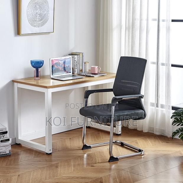 Office Chairs; High Back Visitors Chairs With Mesh Backrest - thumbnail 6