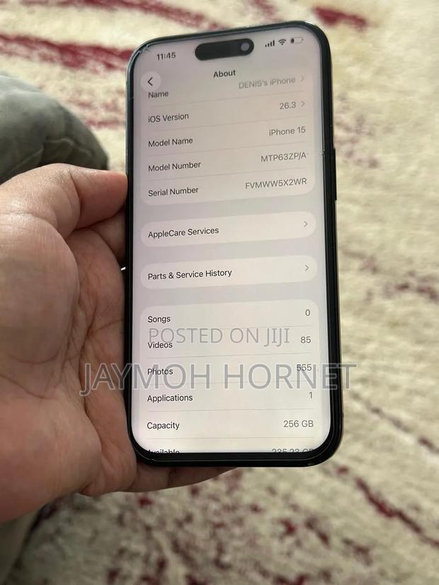 Apple iPhone 15 256 GB Black