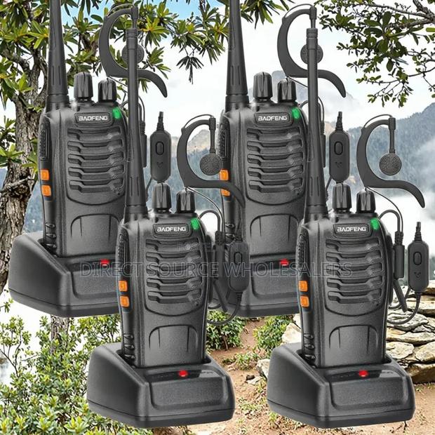 4pcs Baofeng Bf 888s Waikie Taikie Uhf Two Way Radio Long Range.
