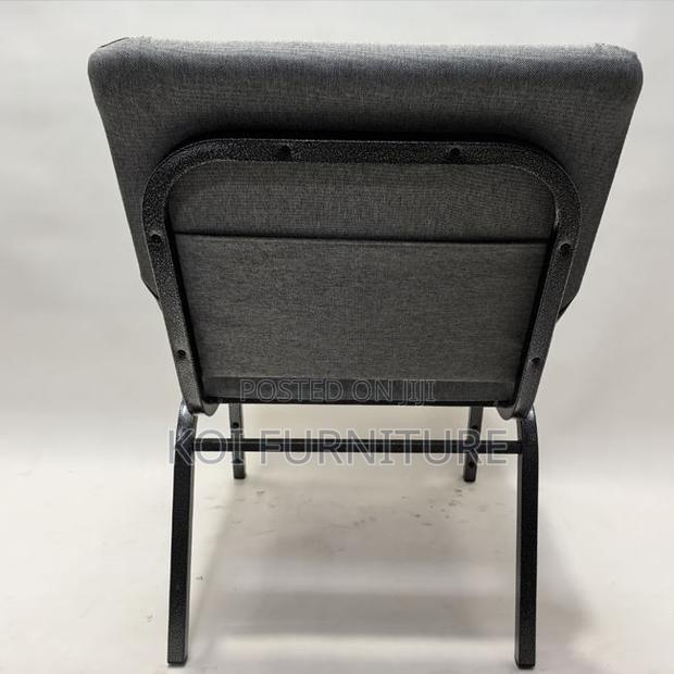 Office Chairs; Red Stackable Theater Office Visitors Chairs - thumbnail 3