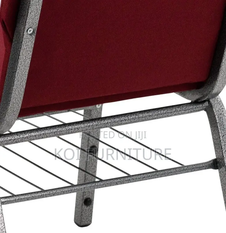 Office Chairs; Red Stackable Theater Office Visitors Chairs