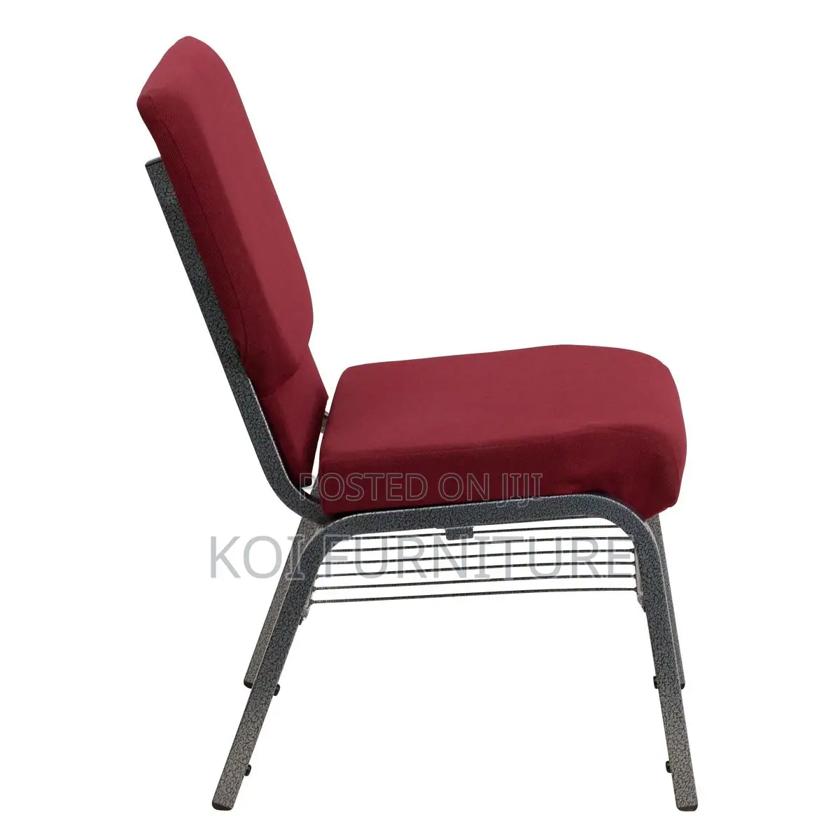 Office Chairs; Red Stackable Theater Office Visitors Chairs