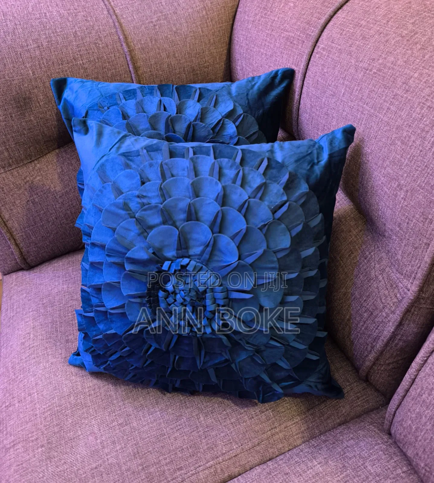 Sun Flower Velvet Throw Pillow Covers Available 2pcs